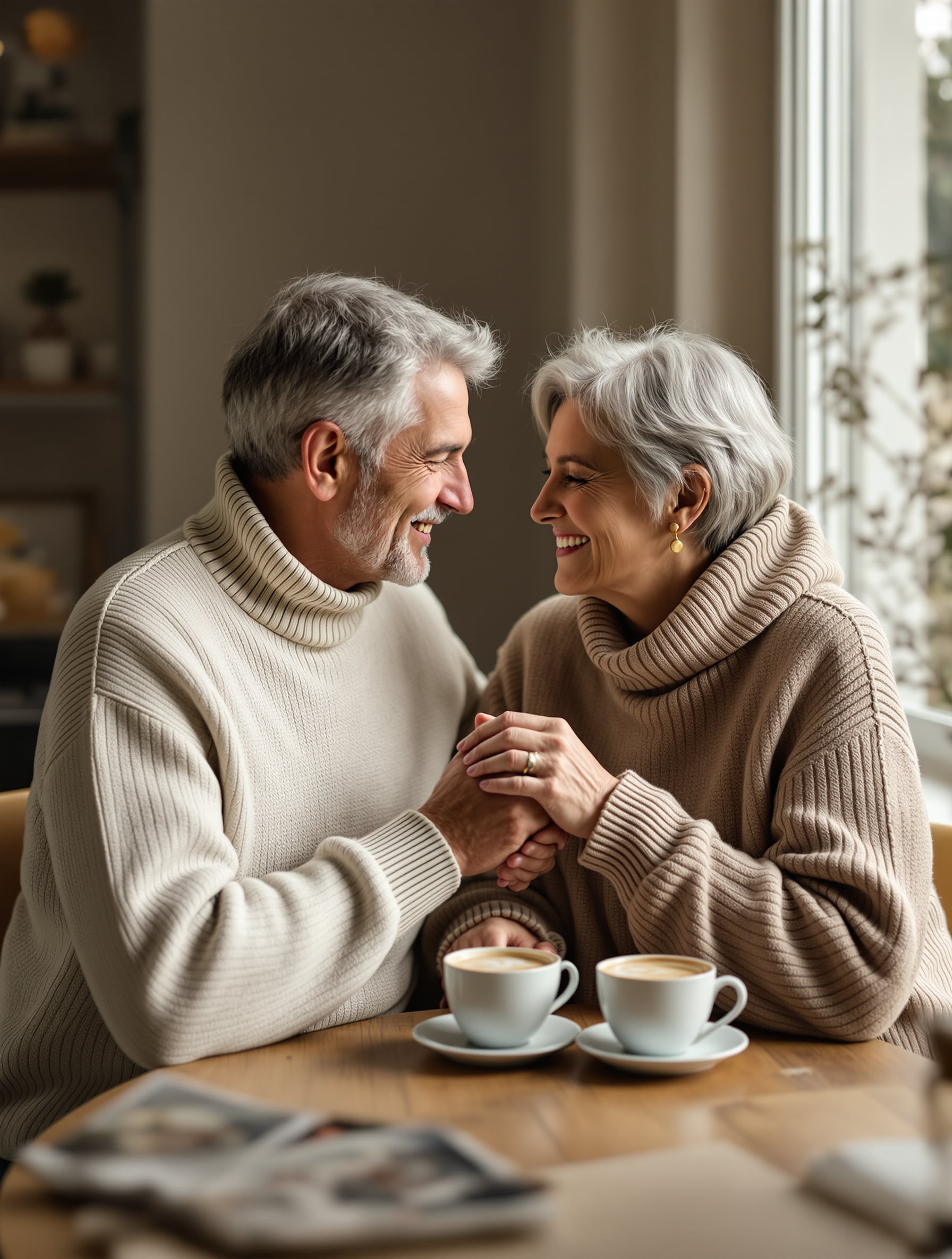 Couple sharing a quiet, close moment